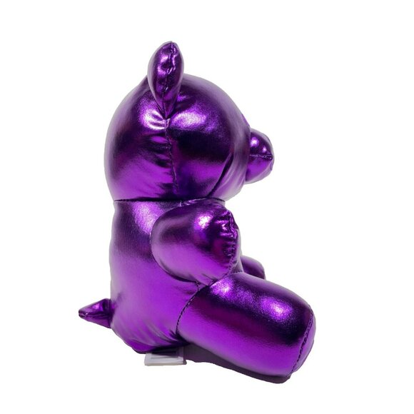Candy Bears 8" Metallic Plush Stuffed Animal Purple - Picture 5 of 11